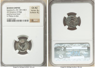 Diva Faustina Senior (AD 138-140/1). AR denarius (18mm, 3.54 gm, 6h). NGC Choice AU 4/5 - 4/5. Rome, AD 141-161. DIVA AVG-FAVSTINA, draped bust of Div...