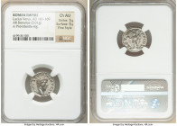 Lucius Verus (AD 161-169). AR denarius (17mm, 3.01 gm, 6h). NGC Choice AU 5/5 - 5/5, Fine Style. Rome, March-December AD 161. IMP L AVREL VERVS AVG, b...