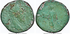 Didius Julianus (28 March-1 June AD 193). AE sestertius (31mm, 18.90 gm, 11h). NGC (photo-certificate) VF 5/5 - 2/5, edge chips. Rome, May-June AD 193...