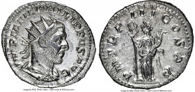 Philip I (AD 244-249). AR antoninianus (23mm, 3.66 gm, 1h). NGC MS 5/5 - 4/5. Rome, AD 246. IMP M IVL PHILIPPVS AVG, radiate, draped and cuirassed bus...