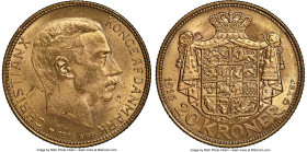 Christian X gold 20 Kroner 1916 (h)-VBP MS63 NGC, Copenhagen mint, KM817.1. AGW 0.2593 oz. 

HID09801242017

© 2022 Heritage Auctions | All Rights...