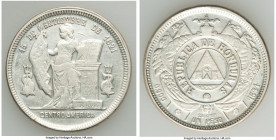 Republic Peso 1891/89 AU, Tegucigalpa mint, KM52. 38.1mm. 25.04gm. 

HID09801242017

© 2022 Heritage Auctions | All Rights Reserved