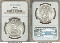 Republic Sol 1872-YJ MS64 NGC, Lima mint, KM196.3. Minimal toning with frosted surface. 

HID09801242017

© 2022 Heritage Auctions | All Rights Re...