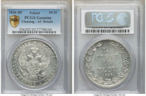 Nicholas I 10 Zlotych (1-1/2 Roubles) 1836-HΓ AU Details (Cleaning) PCGS, Warsaw mint, KM-C134. 

HID09801242017

© 2022 Heritage Auctions | All R...