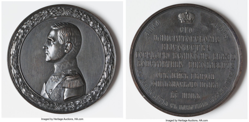 Grand Duke Konstantin Nikolaevich bronze "25th Anniversary of Appointment" Medal...