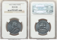 George V Pair of Certified Pennies 1923 MS65 Brown NGC, Pretoria mint, KM14.1. Sold as is, no returns.

HID09801242017

© 2022 Heritage Auctions |...