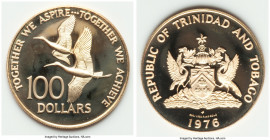 Republic gold Proof 100 Dollars 1976, Franklin mint, KM37, Fr-1. 26.1mm. 6.49gm. AGW 0.0999 oz. 

HID09801242017

© 2022 Heritage Auctions | All R...