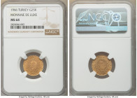Republic gold "Monnaie De Luxe" 25 Kurush 1966 MS64 NGC, KM870. 

HID09801242017

© 2022 Heritage Auctions | All Rights Reserved