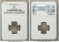 3-Piece Lot of Certified Assorted Minors NGC, 1) Austria: Ferdinand Karl 3 Kreuzer 1660 - VF20, Hall mint, KM852 2) Mexico: Charles III 2 Reales 1783-...