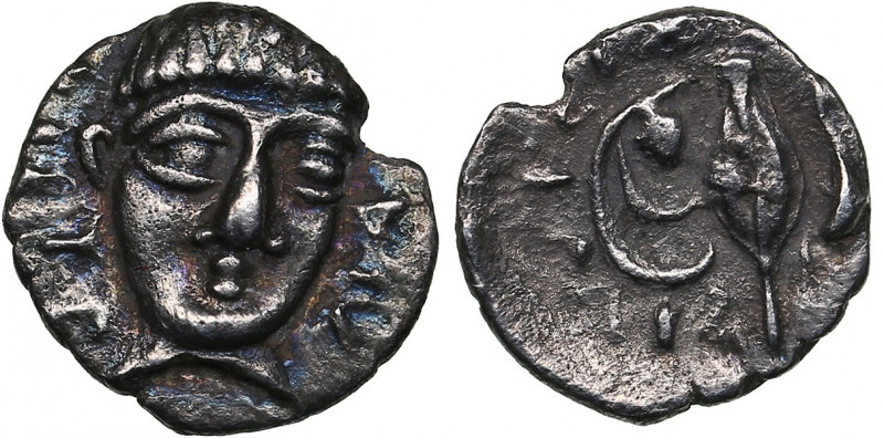 Campania, Phistelia AR Obol circa 325-275 BC
0.45g. 10mm. XF/XF ΦΙΣΤE-ΛIA Young ...