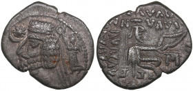 Parthian Kingdom AR Drachm - Phraataces (2 BC - 4 AD)
3.10g. 20mm. VF/VF Bust left./ Archer seated right.