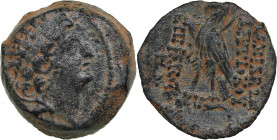 Seleukid Kingdom Æ - Antiochos IV Epiphanes (175-164 BC)
6.65g. 19mm. VF/VF