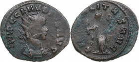 Roman Empire Æ Antoninianus - Claudius II Gothicus (268-270 AD)
2.69g. 22mm. F/F IMP C CLAVDIVS AVG/ AEQVITAS AVG.