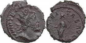 Roman Empire Æ Antoninianus - Tetricus I (271-274 AD)
4.47g. 20mm. AU/AU IMP TETRICVS P F AVG/ HILARITAS AVGG.