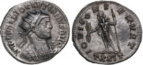 Roman Empire Antoninianus - Diocletian (284-305 AD)
2.72g. 22mm. VF+/VF+