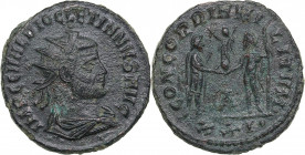 Roman Empire, Kyzikos Æ Antoninianus - Diocletian (284-305 AD)
3.71g. 21mm. VF/VF