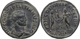 Roman Empire, Siscia Æ Antoninianus - Diocletian (284-305 AD)
4.32g. 21mm. VF/VF