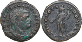 Roman Empire Æ Follis - Maximian (286-305 AD)
9.70g. 26mm. F/F IMP MAXIMINVS P F AVG/ GENIO POPVLI ROMANI