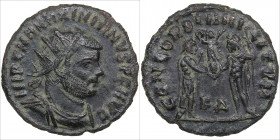 Roman Empire, Cyzicus Æ Radiatus - Maximian (AD 286-305)
2.79g. 20mm. VF/VF