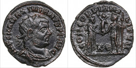 Roman Empire, Cyzicus Æ Radiatus - Maximian (AD 286-305)
3.32g. 21mm. VF/VF