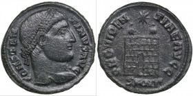 Roman Empire, Nicomedia Æ Follis - Constantine I the Great (AD 306-337)
2.86g. 19mm. VF/VF