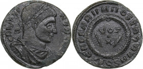 Roman Empire, Aquileia Æ follis - Crispus I (317-326 AD)
2.73g. 18mm. XF/XF Emperor's bust