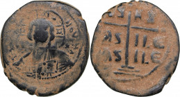 Byzantine Æ Follis - Romanus III (1028-34 AD)
11.38g. 31mm. F/F