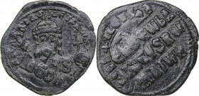 Byzantine, Constantinople Æ Follis - Romanos I Lekapenos (920-944 AD)
5.73g. 27mm. VF/VF