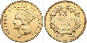 USA 3 dollars 1878
4.98g. AU/XF KM 84. Rare!