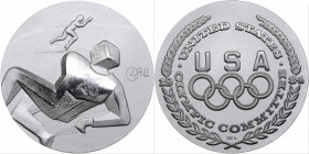USA medal Olympics 1984
46.74g. 46mm. UNC. Silver. Official Commemorative medal of 1984 Los Angeles Olympics. The medal was designed by world-famous s...