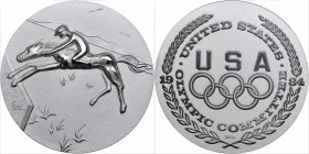 USA medal Olympics 1984
46.85g. 46mm. UNC. Silver. Official Commemorative medal of 1984 Los Angeles Olympics. The medal was designed by world-famous s...