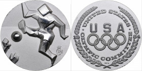 USA medal Olympics 1984
46.34g. 46mm. UNC. Silver. Official Commemorative medal of 1984 Los Angeles Olympics. The medal was designed by world-famous s...