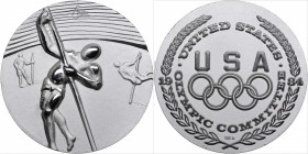 USA medal Olympics 1984
46.84g. 46mm. UNC. Silver. Official Commemorative medal of 1984 Los Angeles Olympics. The medal was designed by world-famous s...