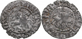 Armenia AR Takvorin - Levon, Usurper (1363-1365)
2.00g. VF/VF King on horseback right/ Lion walking left, cross on his back. Nercessian 481.