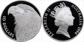 Australia 10 dollars 1994
20.26g. PROOF