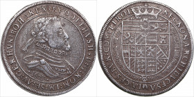 Austria, Hall Taler 1605 - Rudolf II (1576-1612)
27.77g. VF/VF The coin has been mounted. Dav. 3005.