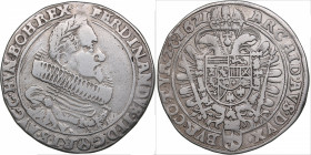 Austria 1/2 thaler 1621 - Ferdinand II (1590-1637)
13.35g. VF-/VF