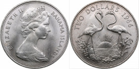 Bahamas 2 dollars 1966
29.96g. AU/UNC Mint luster.