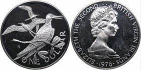 British Virgin Islands 1 dollar 1976
25.39g. PROOF