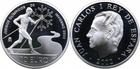 Spain 10 euro 2002 - Olympics
27.02g. PROOF