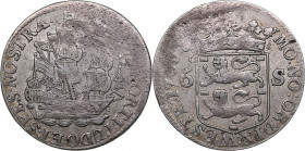 Netherlands, West Friesland 6 stuiver 1708
4.97g. AU/XF Mint luster! KM 102.1.