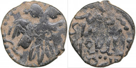 Golden Horde, Saray al-Jadida Æ Pulo AH 743 - Jani Beg (1340-1357)
1.20g. F/F Double-headed eagle/ ЧЕКАН САРАЯ АЛ-ДЖЕДИД 10 6 ДАНИК...