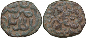 Golden Horde, Saray al-Jadida Æ Pulo AH752 - Jani Beg (1341-1357 AD)
2.19g. F/F Flower.
