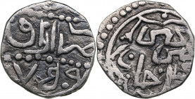 Golden Horde, Azak (Azov) AR dirham AH759 - Berdibek (1357-1359)
1.23g. VF/VF Berdibek khan. / Azak mint 759.