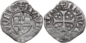 Reval artig ND - Wennemar von Brüggenei (1389-1401)
0.88g. VF/VF Livonian order. Haljak 23.