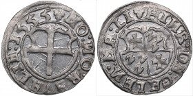Reval Ferding 1556 - Heinrich von Galen (1551-1557)
2.82g. XF-/XF+ Mint luster. Haljak 163a.