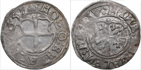Reval Ferding 1557 - Heinrich von Galen (1551-1557)
2.36g. AU/AU Mint luster. Livonian order. Haljak 166c.