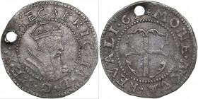 Reval, Sweden Ferding 1561 - Erik XIV (1560-1568)
2.44g. VF/VF The hole. SB -. Haljak -. Extremely rare!