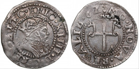 Reval, Sweden Ferding 1562 - Erik XIV (1560-1568)
3.33g. XF/XF- Haljak 1150 2R. Very rare!