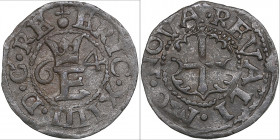 Reval, Sweden schilling 1564 - Erik XIV (1560-1568)
0.98g. VF/VF Haljak 1178 3R. Rare!